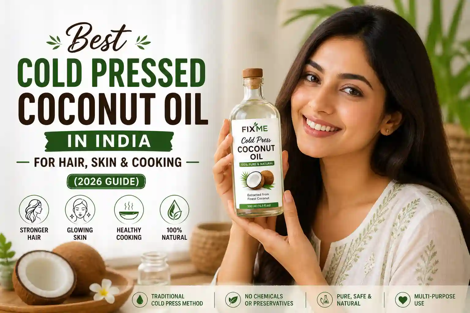 Best Cold Pressed Coconut Oil in India