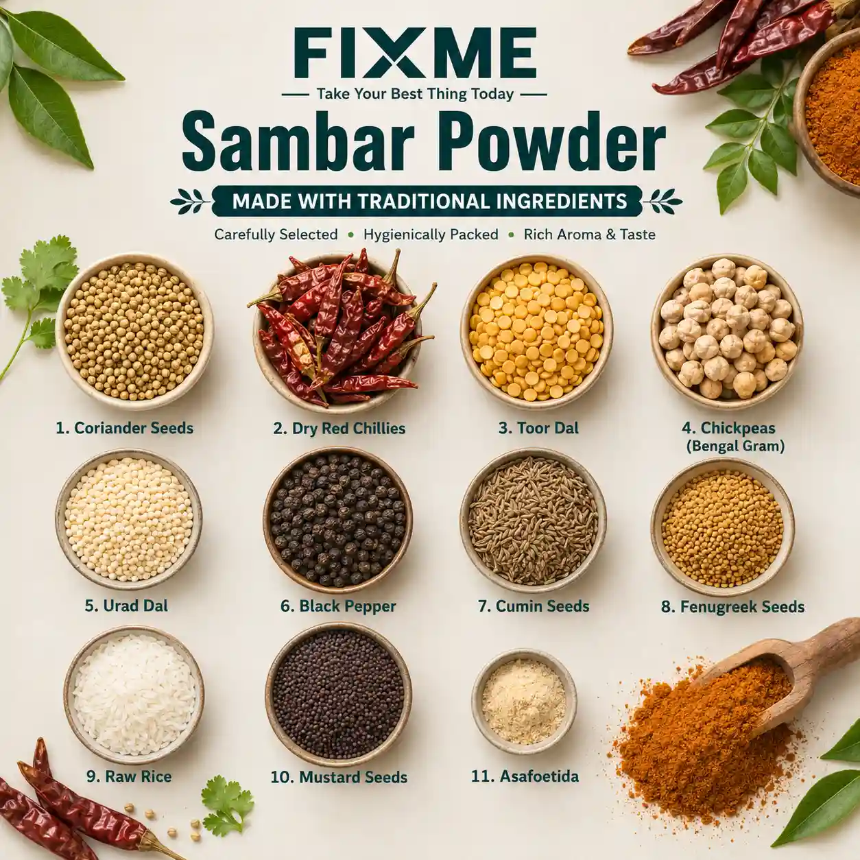 Fixme Sambar Powder 250 g - Image 3